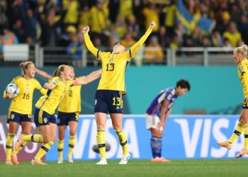 Suécia derrota Japão para manter vivo o sonho de título na Copa