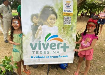 Viver+Teresina faz conscientiza crianças sobre sustentabilidade
