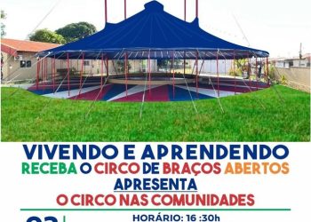 Escola de Circo Vivendo e Aprendendo irá se apresentar no Bairro Frei Damião