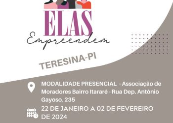 Projeto Elas Empreendem abre novas turmas de capacitação em 4 municípios do Piauí