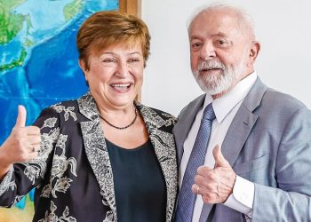 Lula conversa com diretora do FMI sobre reforma do sistema financeiro global