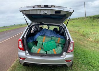 PRF apreende 333 Kg de maconha em Caarapó (MS)
