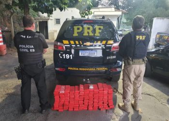 Operação conjunta da PRF e PC/ES resulta em apreensão de 100 kg de maconha