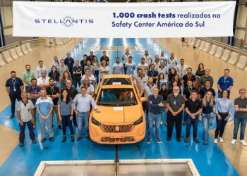 Stellantis atinge a marca de mil crash tests realizados no Safety Center em Betim (MG)