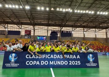 Seleção garante vaga na Copa do Mundo Feminina de Futsal