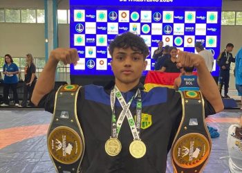 Maycon Douglas conquista bicampeonato brasileiro de Wrestling e vaga no Pan-Americano