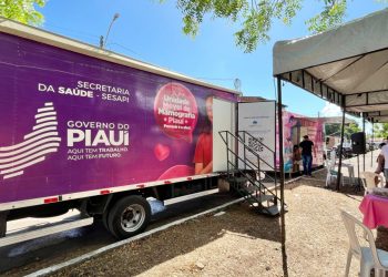 Sesapi disponibiliza caminhão da mamografia na zona norte de Teresina