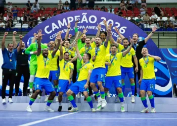 Brasil bate Argentina por 2 a 1 e conquista Copa América de Futsal pela 12ª vez