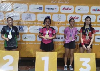 Piauiense é campeã em duas categorias na Copa Brasil de Tênis de Mesa em Rondônia