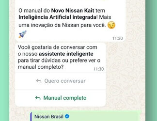 Nissan amplia uso de Inteligência Artificial e inclui Kait em serviço de consulta ao Manual do Proprietário